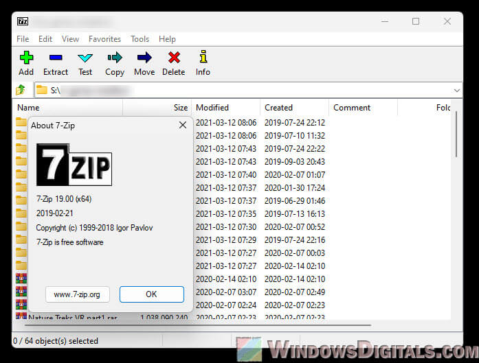 7-zip archiver software