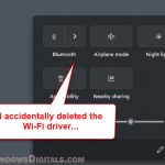 Accidentally Deleted the WiFi Driver in Windows 11