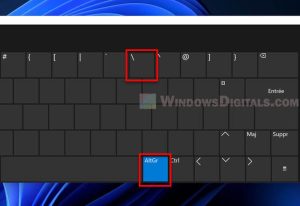 How to Type Backslash (\) on UK Keyboard in Windows
