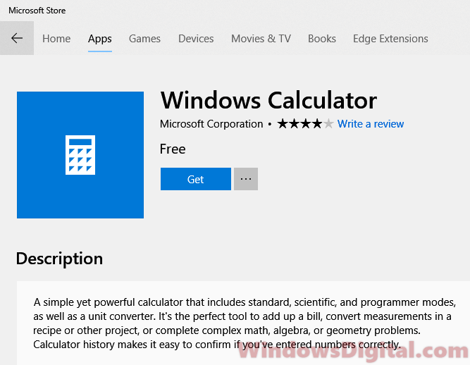 Download Calculator app for Windows