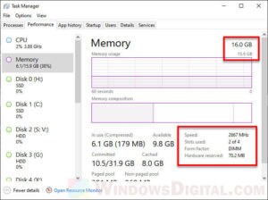 how to check what ddr ram you have windows 11