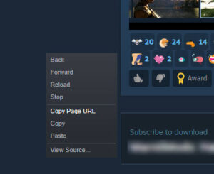 how to download steam workshop files from browser