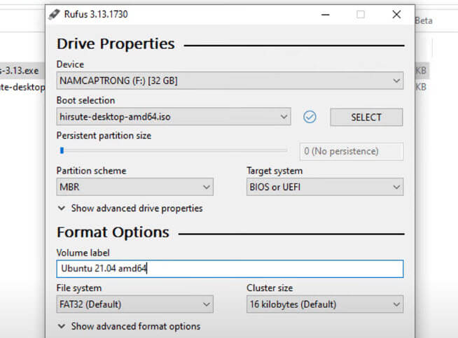 Create Linux Live USB Bootable