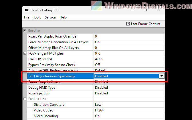 Disable ASW (Asynchronous Spacewarp) For Oculus Quest 3