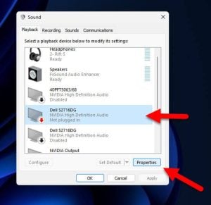 Permanently Disable Monitor Speakers In Windows 11/10