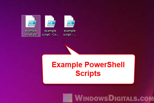 Example PowerShell Scripts on Windows 11