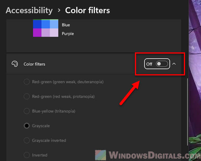 Fix desktop black and white on Windows 11