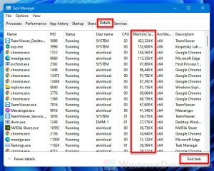 windows 11 clear ram cache