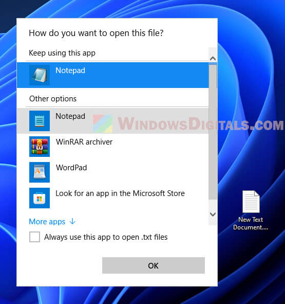 How to Restore Old Legacy Notepad in Windows 11