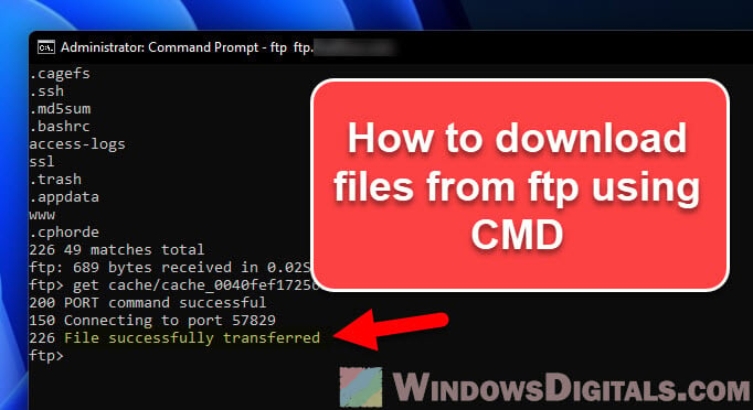 Jak Pobra Plik FTP Za Pomoc CMD W Systemie Windows 11 10 