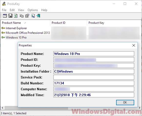 windows 10 pro product key digital license free