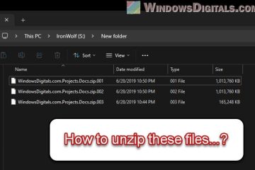 How to Open and Unzip zip.001 zip.002 Files