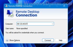 remote desktop windows 11 over internet