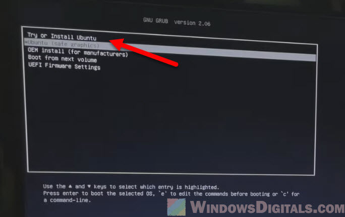 How to boot into Linux Live USB Ubuntu