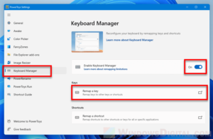 remap keyboard windows 11