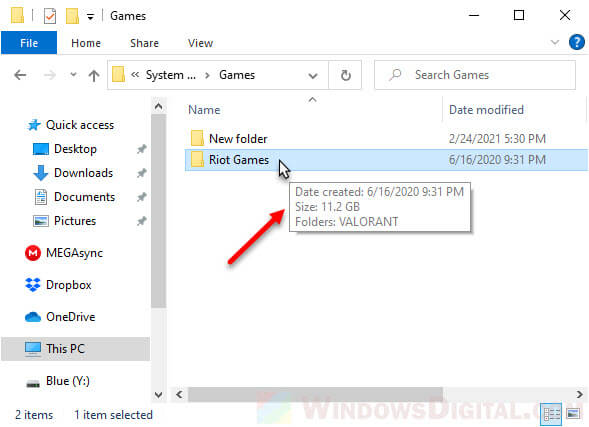 file manager that shows folder size