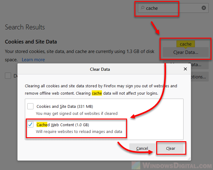 Windows 10 clear ram cache windows 7