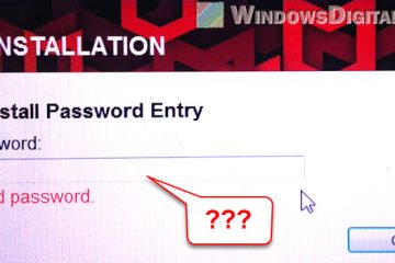 McAfee Asks for a Password to Uninstall