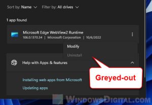 How To Uninstall Microsoft Edge Webview Runtime