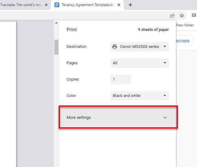 How To Print Front And Back On Google Docs Double Sided 