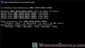 How to Ping IPv6 Address in Windows 11