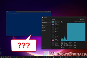PowerShell pop up for a second and high CPU usage Windows 11