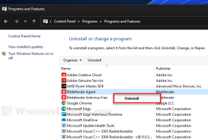 Bitdefender: Bdagent, Bdredline, and Bdservicehost.exe