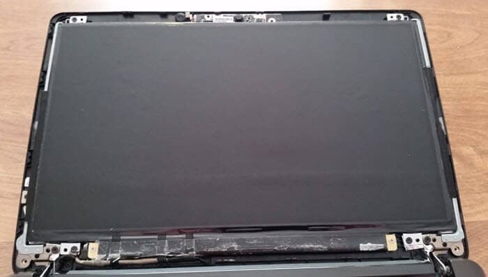 Replace the display panel of a laptop