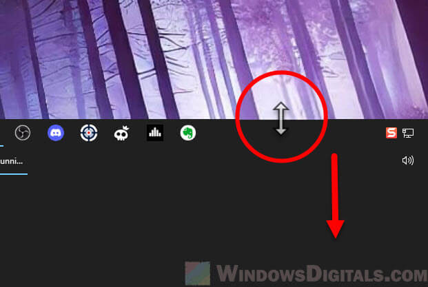 Resize oversized taskbar back to normal size