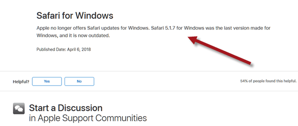 how to download latest version of safari in windows