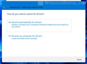 How to Update Realtek Drivers in Windows 11