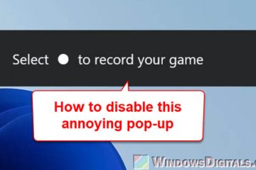 Select to record your game pop up in Windows 11