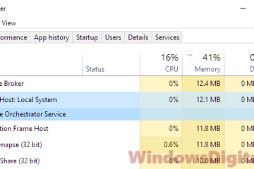 Service Host Local System High CPU Disk Memory Usage Windows 10