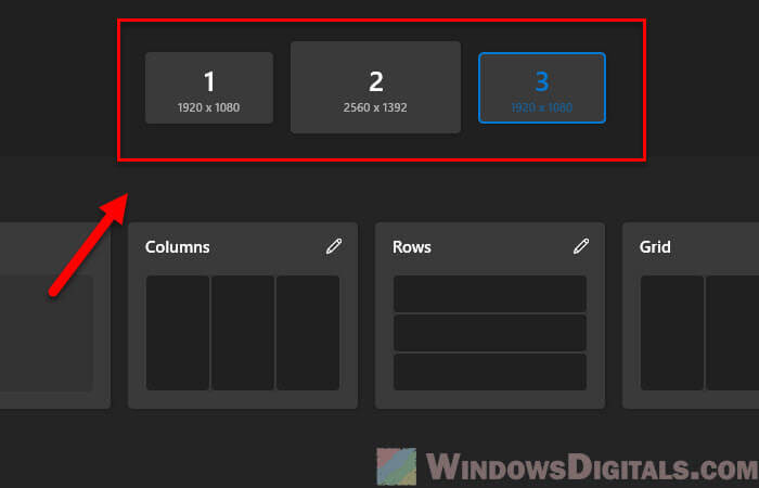 Setting different default window sizes for multiple monitors