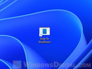 How to Slide to Shutdown in Windows 11 (Shortcut or Hotkey)