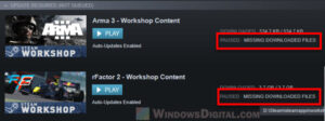 steam how to tell if a workshop item is downloaded