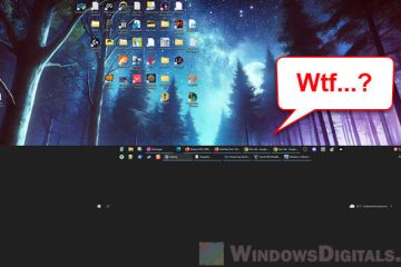 Taskbar Covering Half the Screen on Windows 11 10