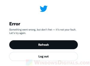 Why Does Twitter Say "Something Went Wrong, But Don't Fret"?