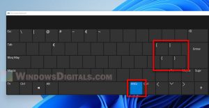 Type Square or Curly Brackets [ ] { } on Windows Keyboard