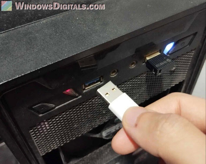 Unplug to disconnect USB devices