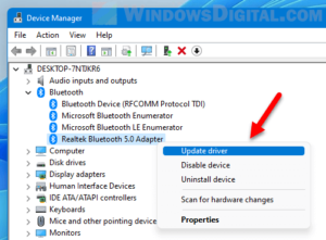 Bluetooth Not Detecting Devices in Windows 11