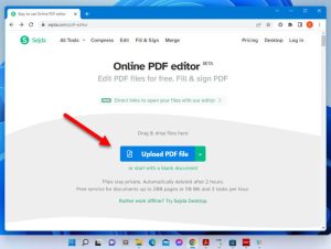 How to Edit PDF File for Free on Windows 11