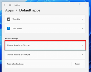 How to Change Default App For File Extension in Windows 11