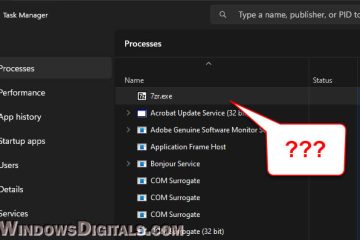 What is 7zr 7zr.exe in Windows 11 10