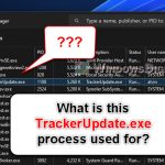 What is TrackerUpdate.exe (Tracker Updater) in Windows 11 10