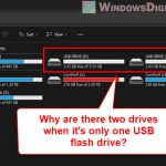 Why is My USB Showing Two Drives in Windows 11