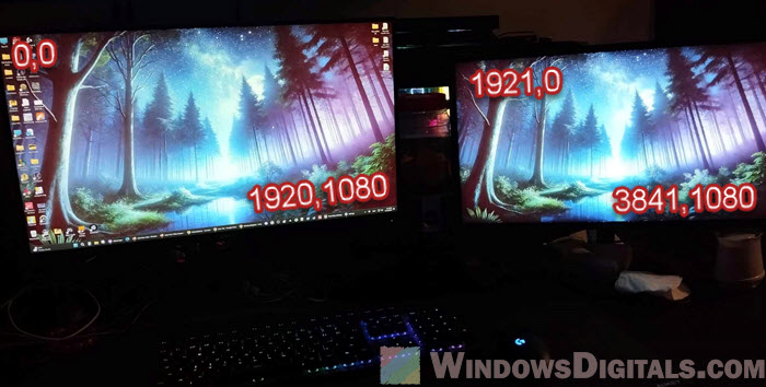 Why window position change on second monitor when playing a game