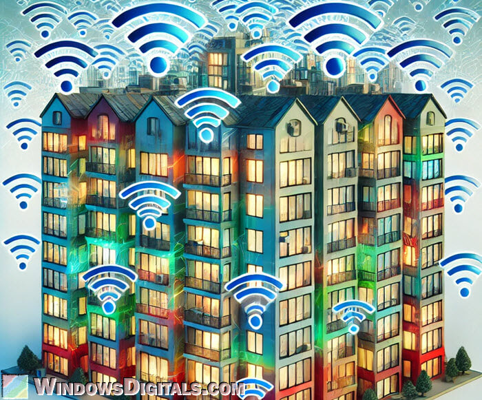 WiFi interference in high-rise apartment or condominium