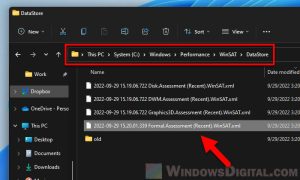 Этот компьютер windows performance winsat datastore