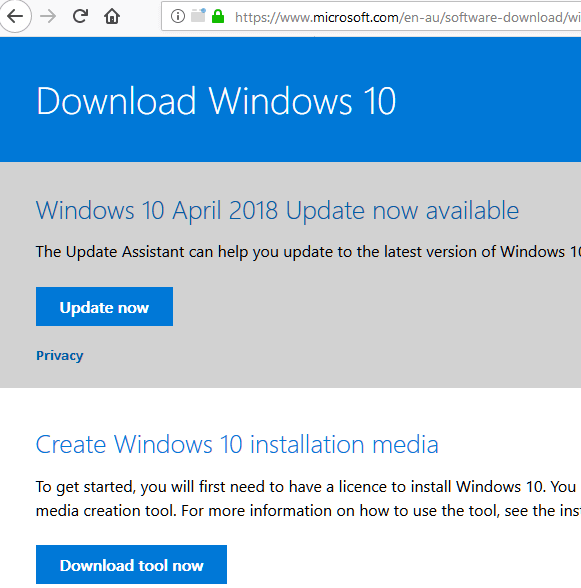 windows 10 1809 download iso italiano 64 bit